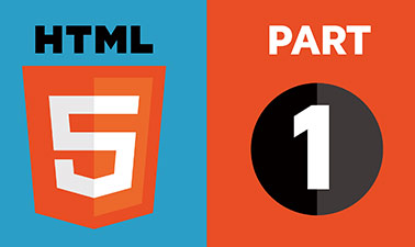 HTML5 Part 1 course logo